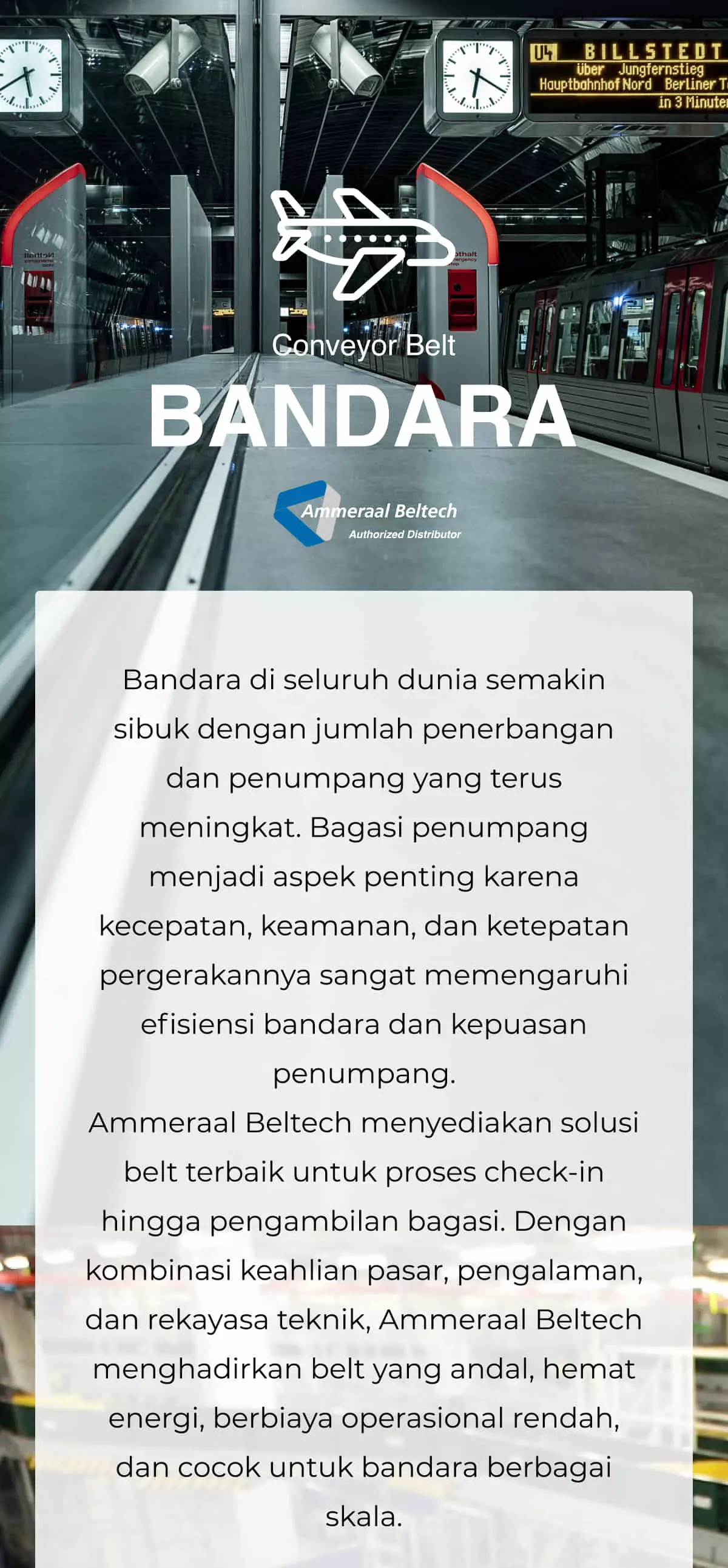 conveyor belt bandara 1