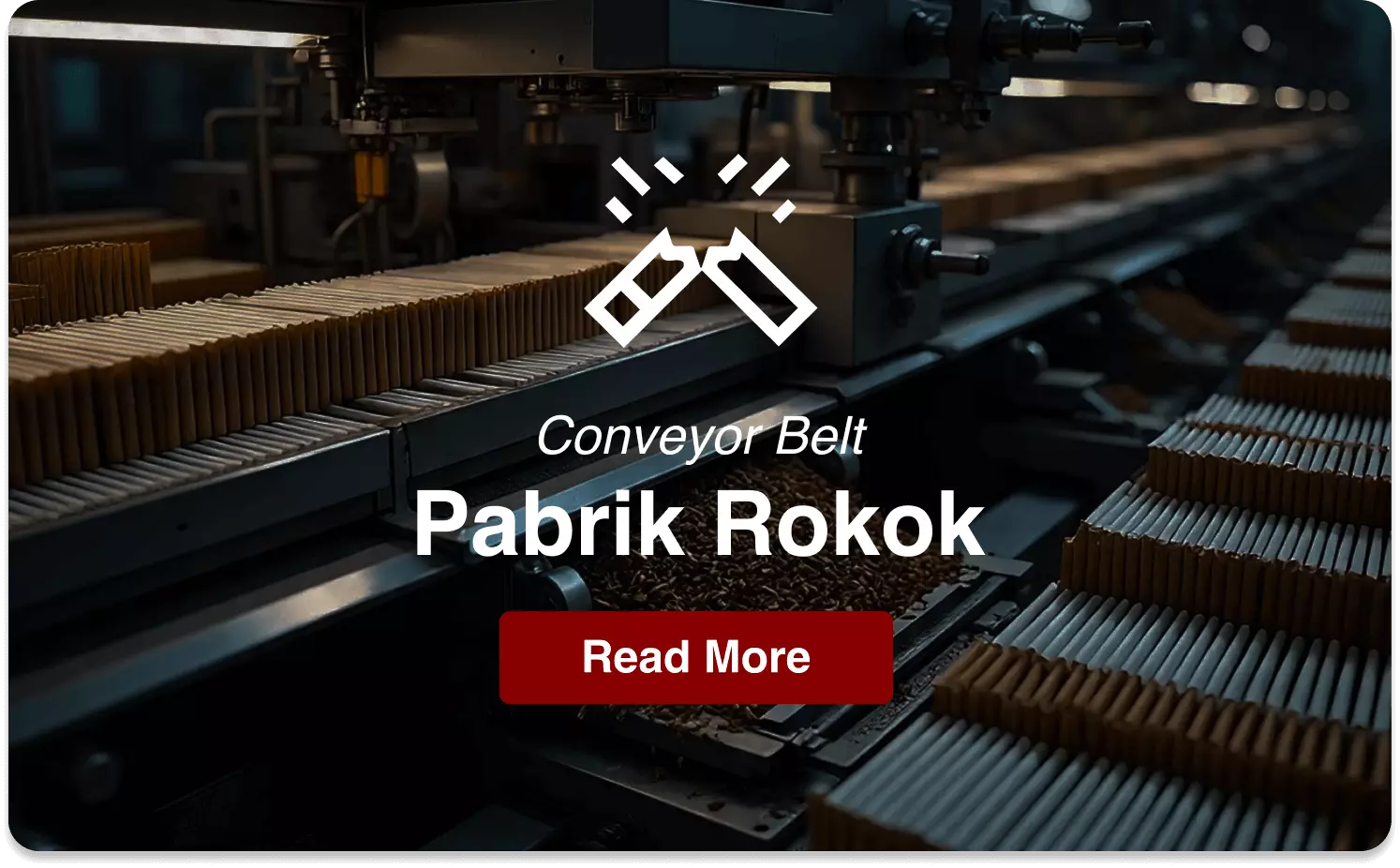 harga conveyor belt pabrik rokok