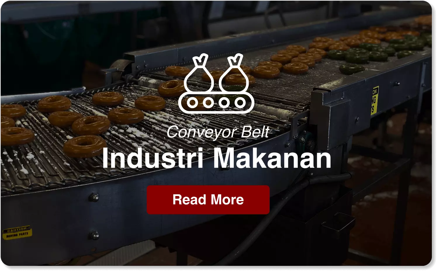 harga conveyor belt industri makanan