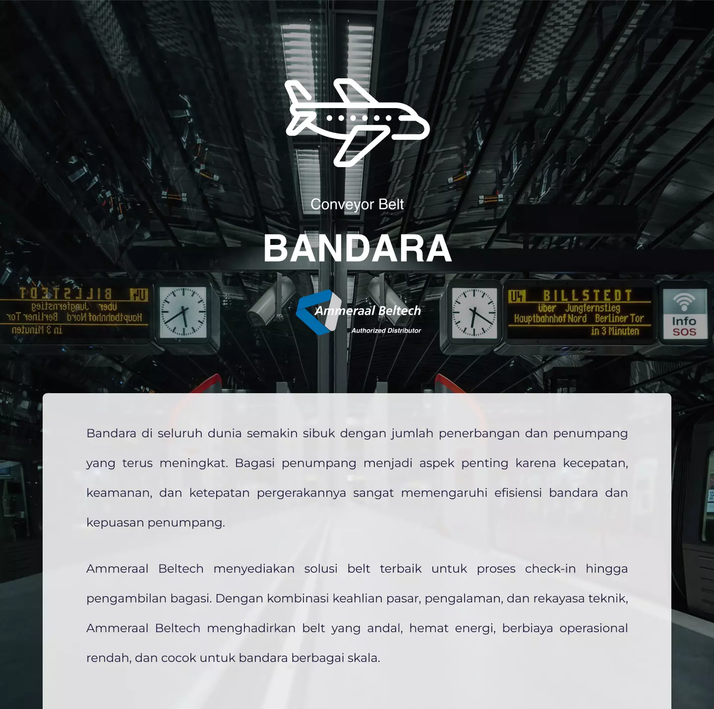 conveyor belt bandara